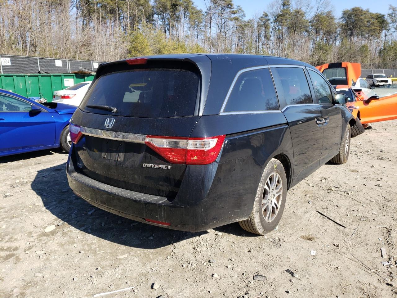 Photo 4 from auction – 2012 HONDA ODYSSEY EX with VIN 5FNRL5H46CB083460