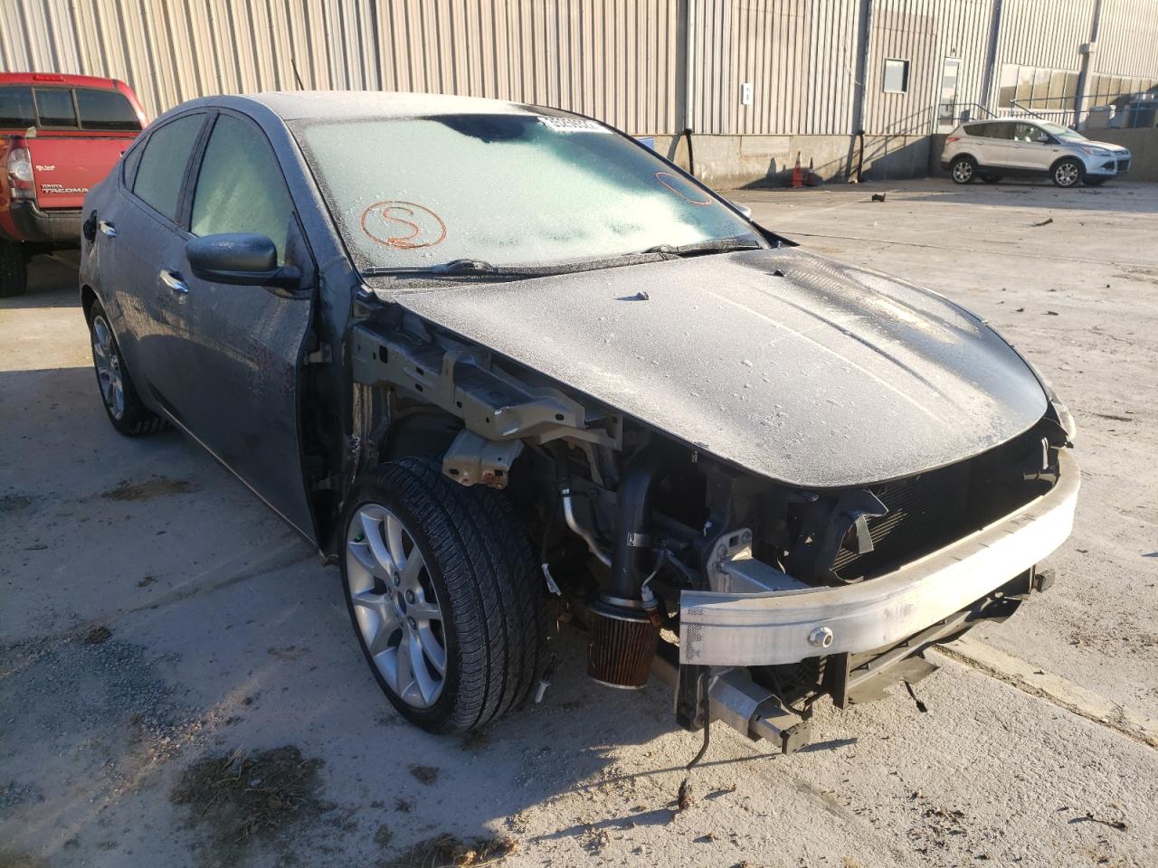 DODGE DART LIMIT 2013 with VIN 1C3CDFCH2DD707416 - Photo from auction