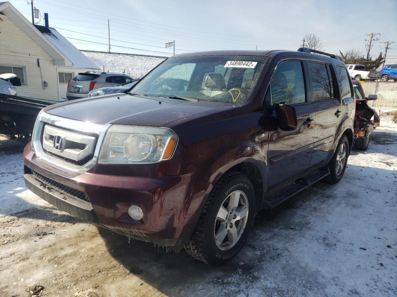 Photo 2 from auction – 2011 HONDA PILOT EXL with VIN 5FNYF4H64BB087388