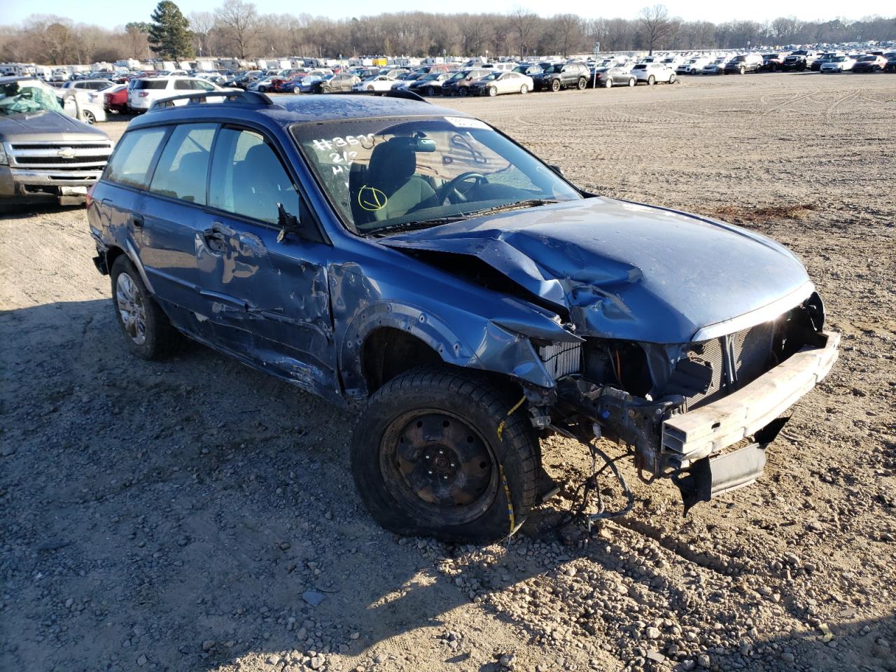 SUBARU OUTBACK 2008 with VIN 4S4BP60C487314685 - Photo from auction