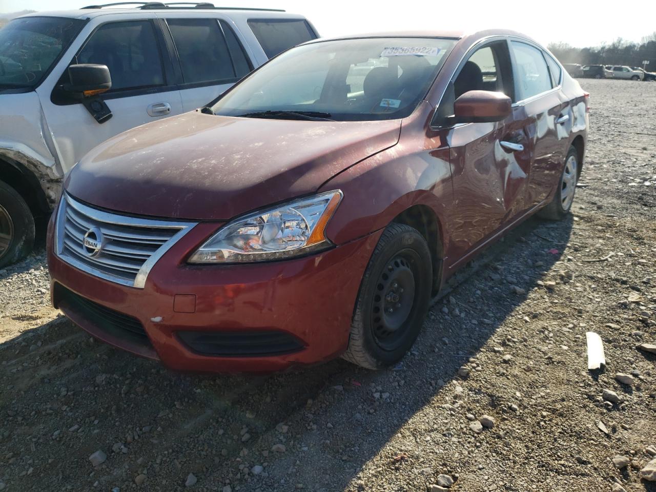 Photo 2 from auction – 2015 NISSAN SENTRA with VIN 3N1AB7AP1FL689824