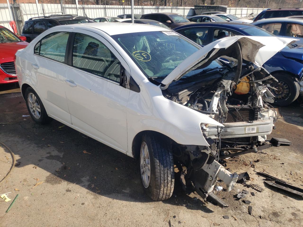 CHEVROLET SONIC LT 2014 with VIN 1G1JC5SH9E4101588 - Photo from auction