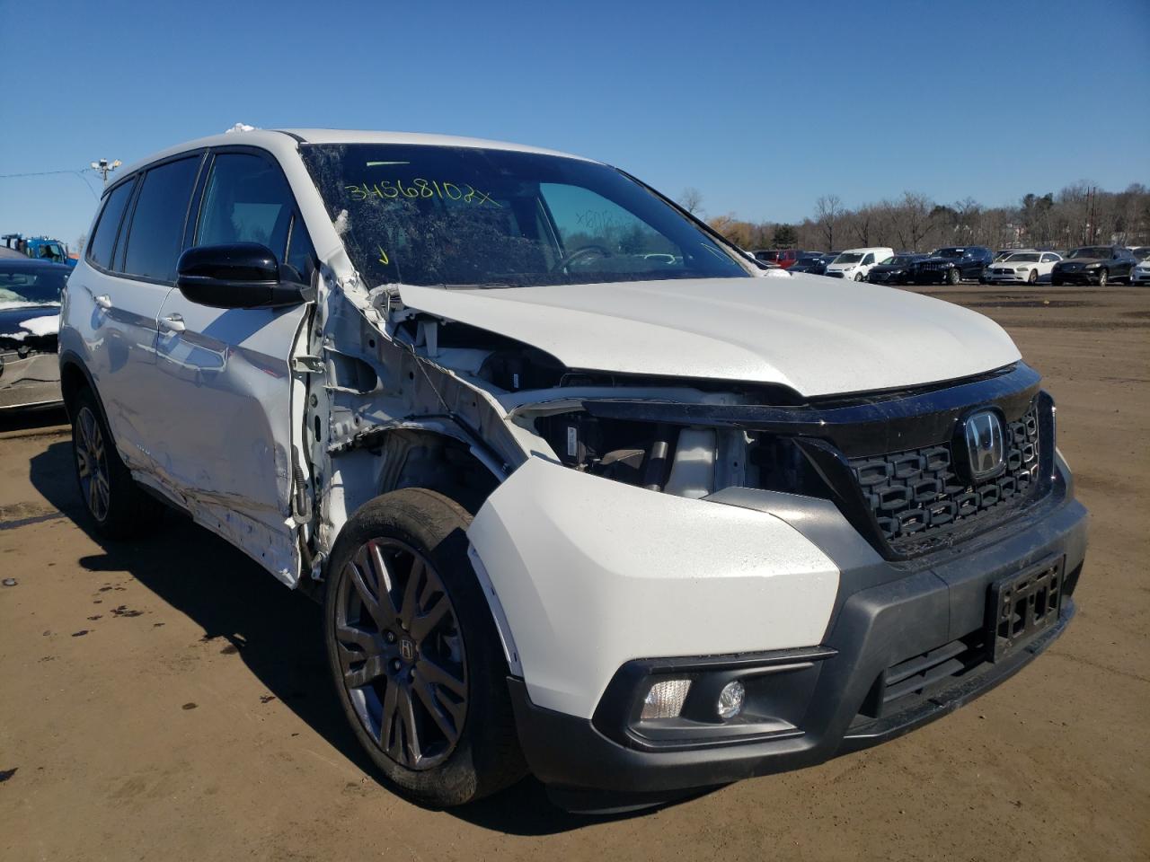 HONDA PASSPORT E 2021 with VIN 5FNYF8H50MB006811 - Photo from auction