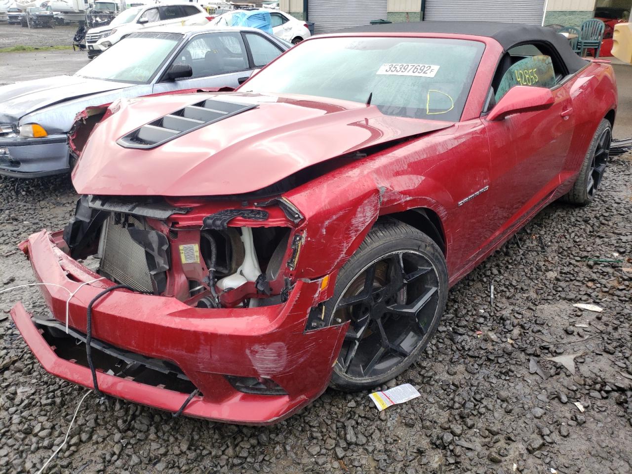 Photo 2 from auction – 2014 CHEVROLET CAMARO 2SS with VIN 2G1FK3DJ4E9248217