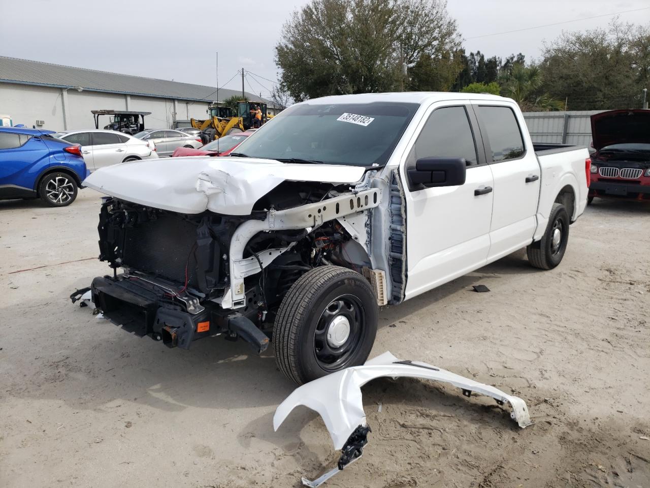 Photo 2 from auction – 2021 FORD F150 SUPER with VIN 1FTEW1CP7MFB29875
