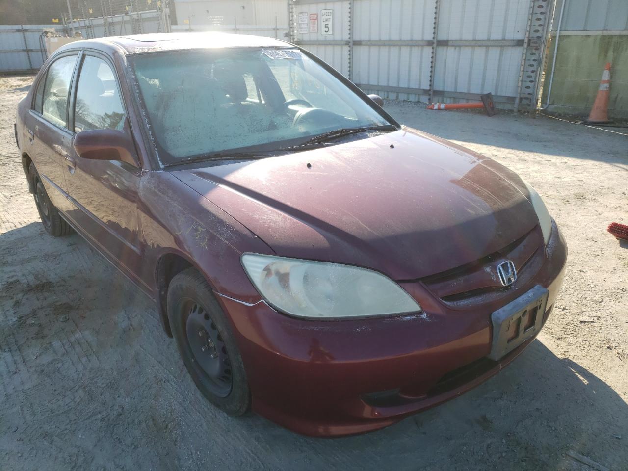 Photo 1 from auction – 2004 HONDA CIVIC EX with VIN 2HGES25744H506760