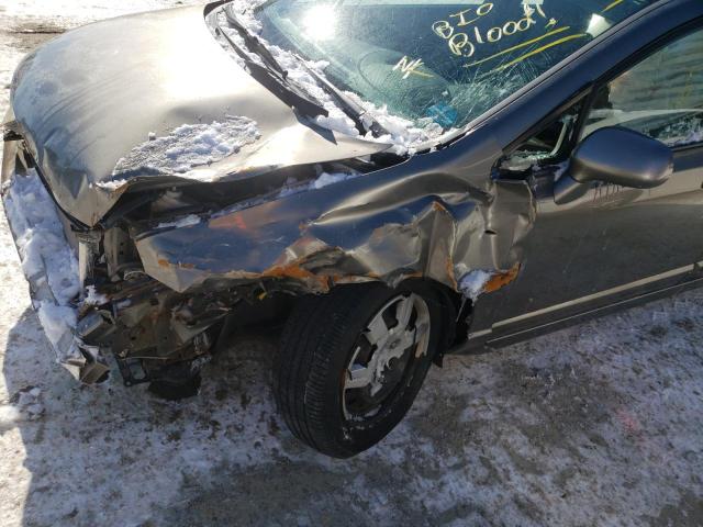 Photo 9 from auction – 2008 HONDA CIVIC LX with VIN 2HGFA16568H325521