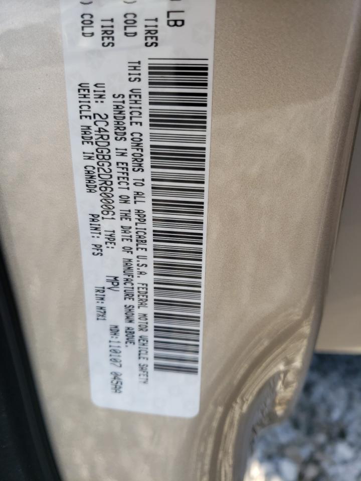 Photo 10 from auction – 2013 DODGE GRAND CARA with VIN 2C4RDGBG2DR600061