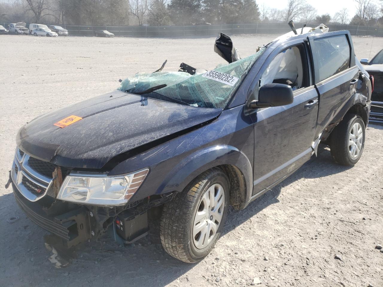 Photo 2 from auction – 2017 DODGE JOURNEY SE with VIN 3C4PDCABXHT544895