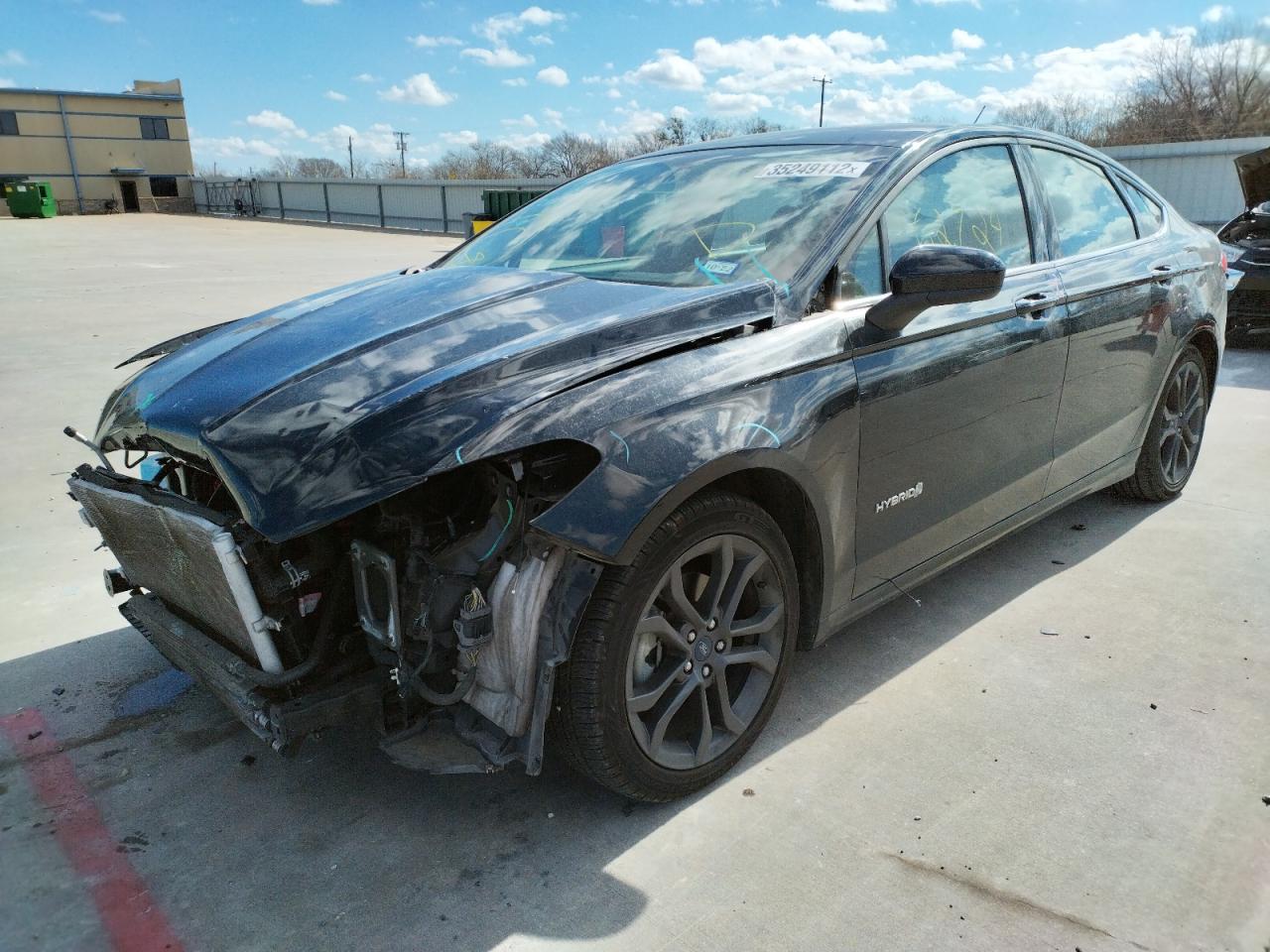 Photo 2 from auction – 2018 FORD FUSION SE with VIN 3FA6P0LU8JR197513