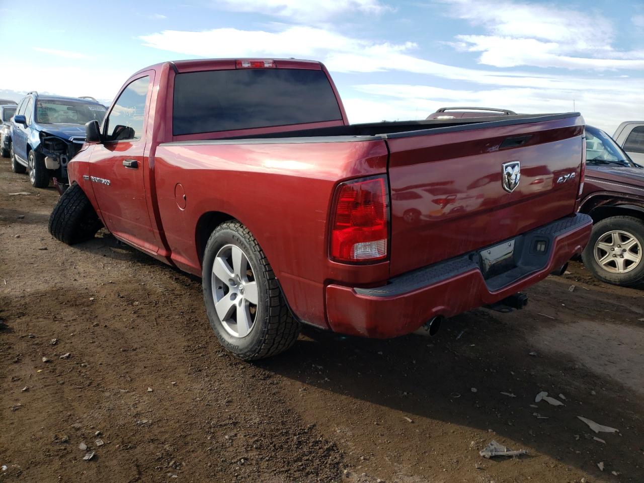 Photo 3 from auction – 2012 DODGE RAM 1500 S with VIN 3C6JD7AT6CG280458
