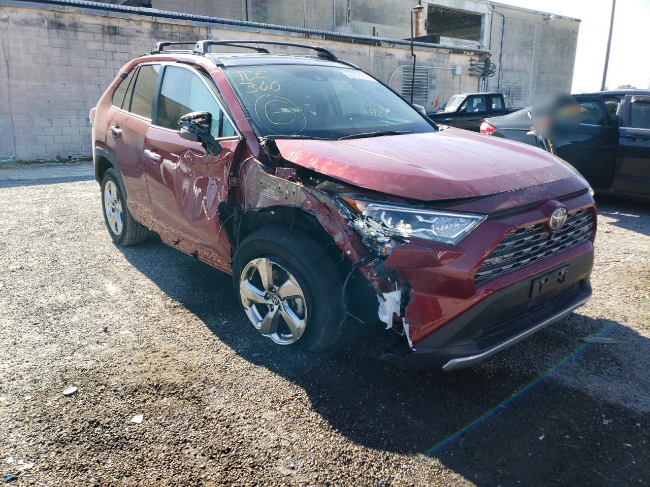 TOYOTA RAV4 2021 with VIN 4T3D6RFV4MU045371 - Photo from auction