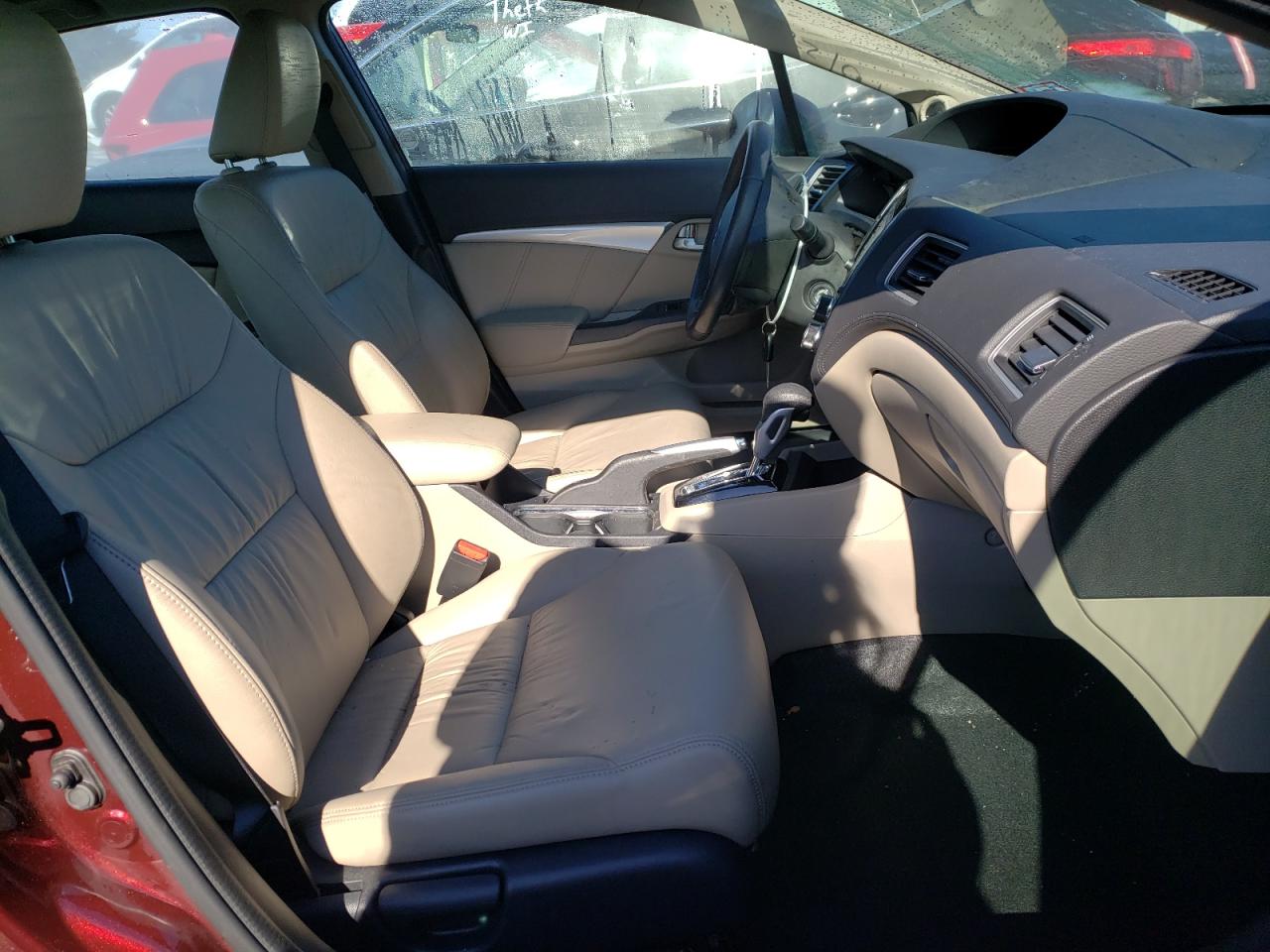 Photo 5 from auction – 2013 HONDA CIVIC EXL with VIN 19XFB2F93DE265112