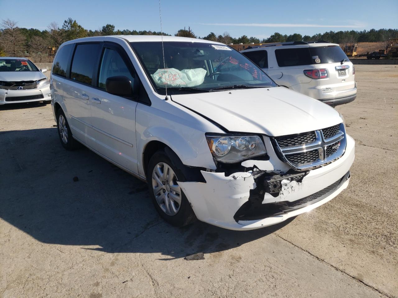 DODGE GRAND CARA 2016 with VIN 2C4RDGBG9GR243661 - Photo from auction