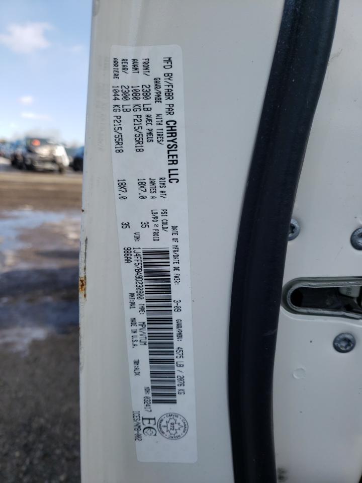 Photo 10 from auction – 2009 JEEP COMPASS LI with VIN 1J4FF57B49D230900