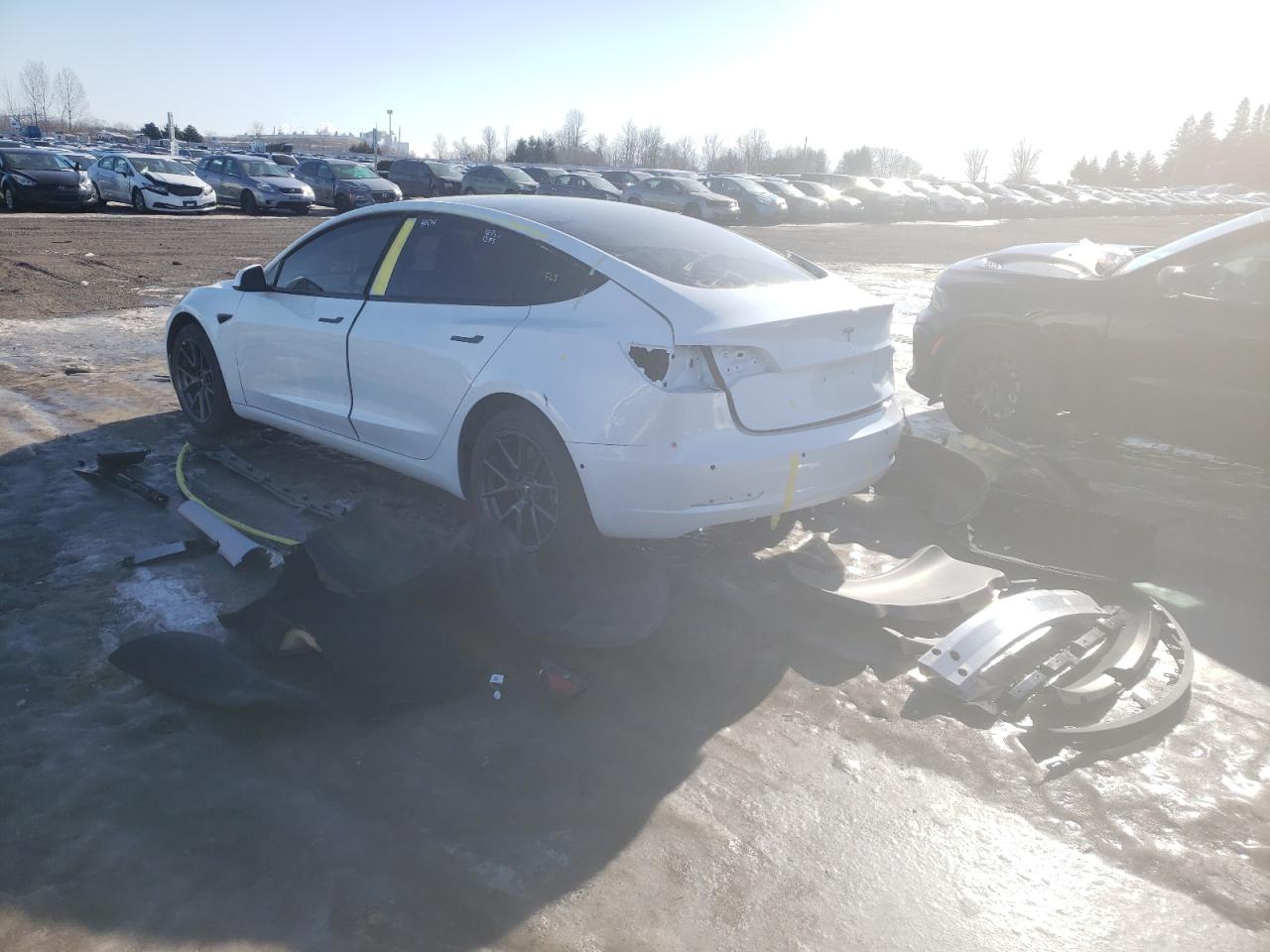 Photo 3 from auction – 2021 TESLA MODEL 3 with VIN 5YJ3E1EA8MF848740