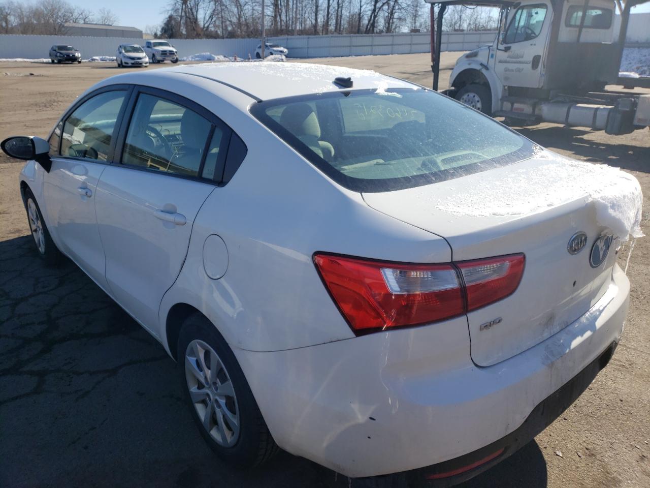 Photo 3 from auction – 2012 KIA RIO with VIN KNADM4A35C6050686