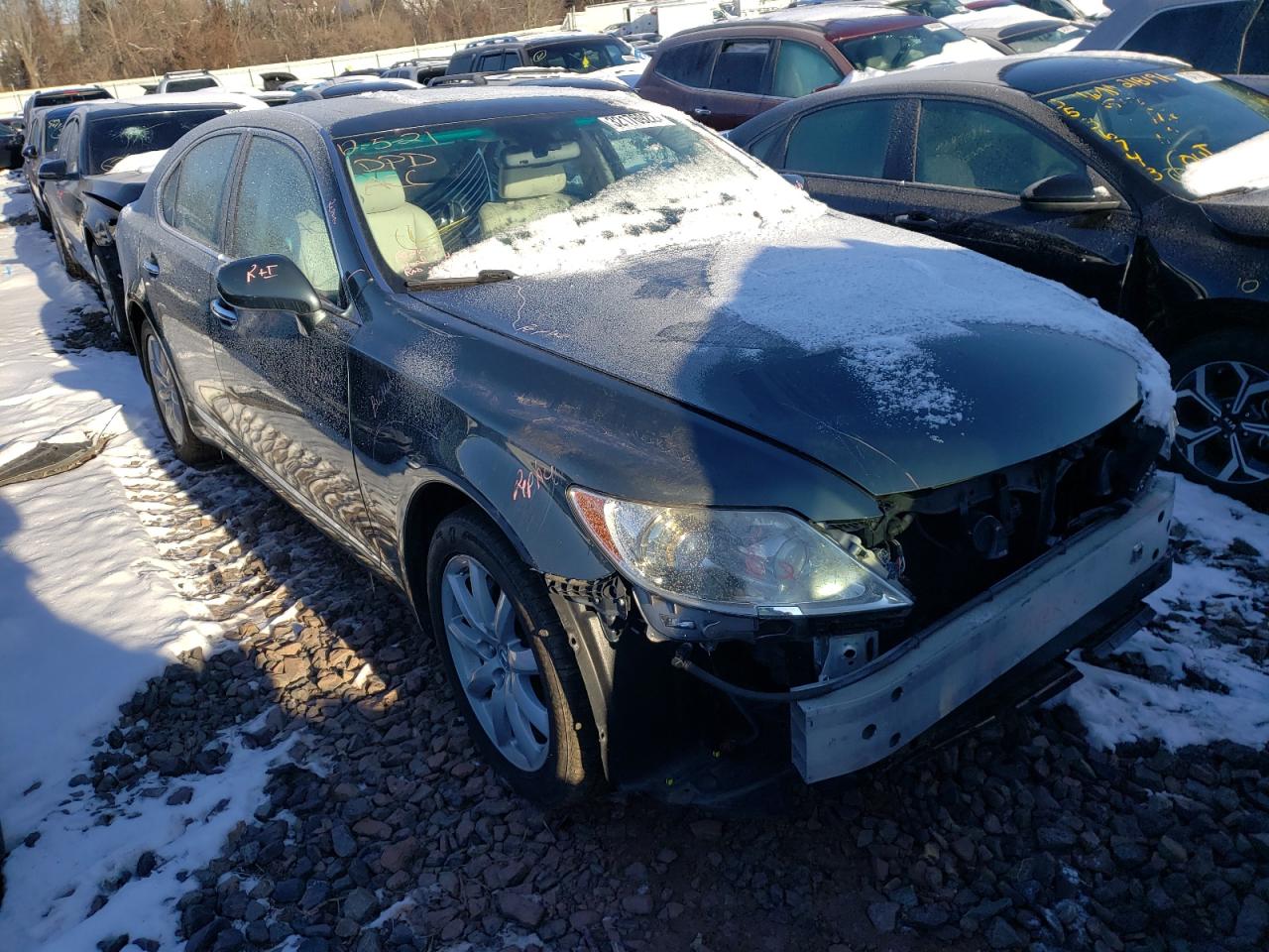 LEXUS LS 460 2007 with VIN JTHBL46F475015132 - Photo from auction