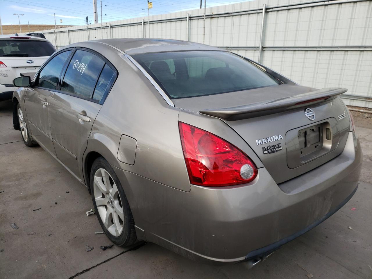 Photo 3 from auction – 2007 NISSAN MAXIMA SE with VIN 1N4BA41E97C813214