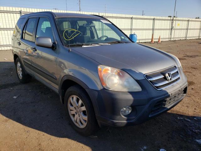HONDA CR-V EX 2005 with VIN SHSRD78835U307078 - Photo from auction