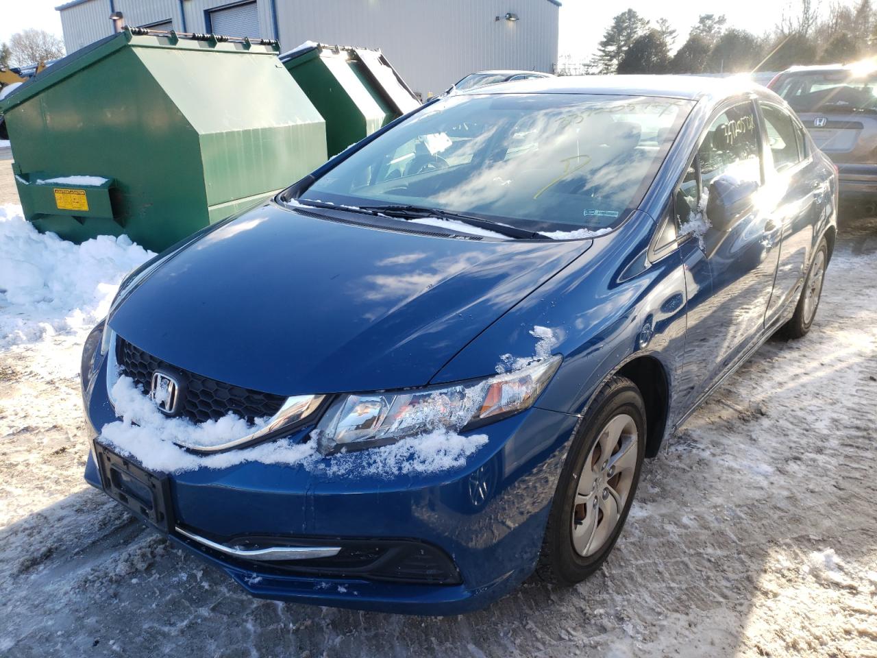 Photo 2 from auction – 2014 HONDA CIVIC LX with VIN 2HGFB2F5XEH529513