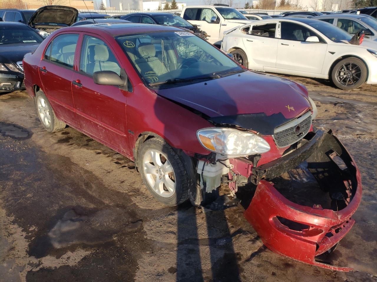 TOYOTA COROLLA CE 2007 with VIN 2T1BR32E97C855370 - Photo from auction