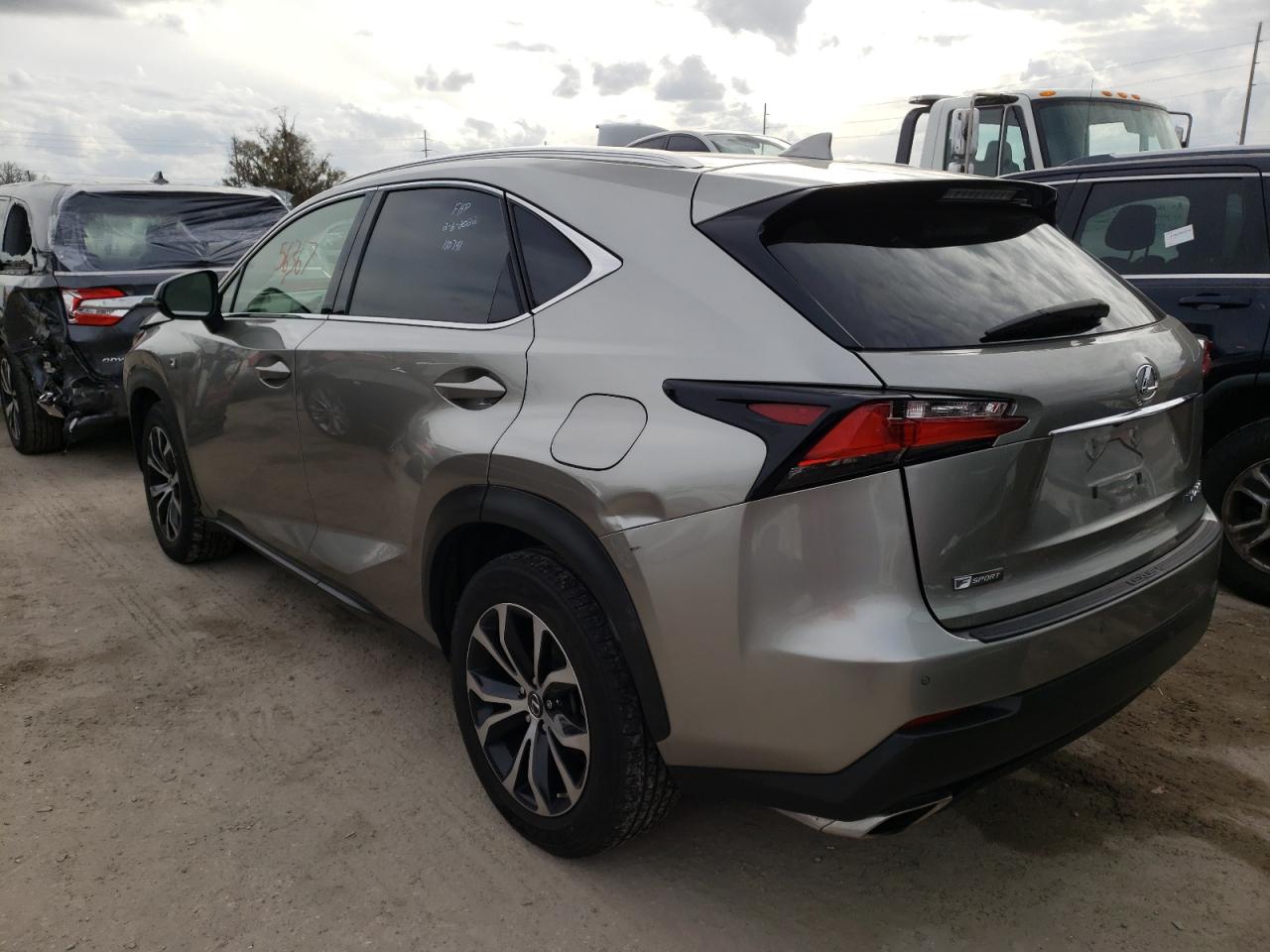 Photo 3 from auction – 2015 LEXUS NX 200T with VIN JTJBARBZ0F2019213