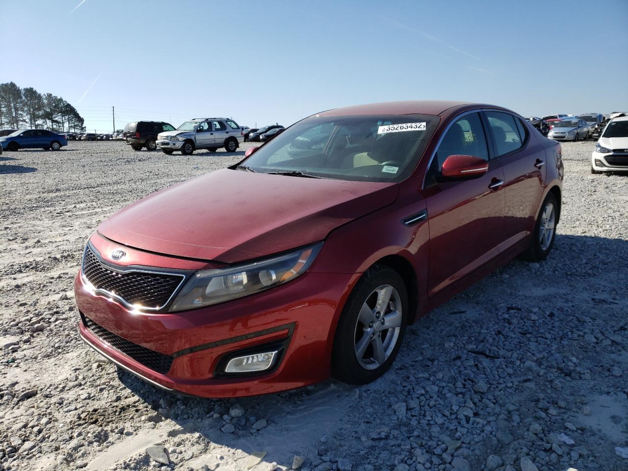 Photo 2 from auction – 2014 KIA OPTIMA LX with VIN 5XXGM4A78EG301210