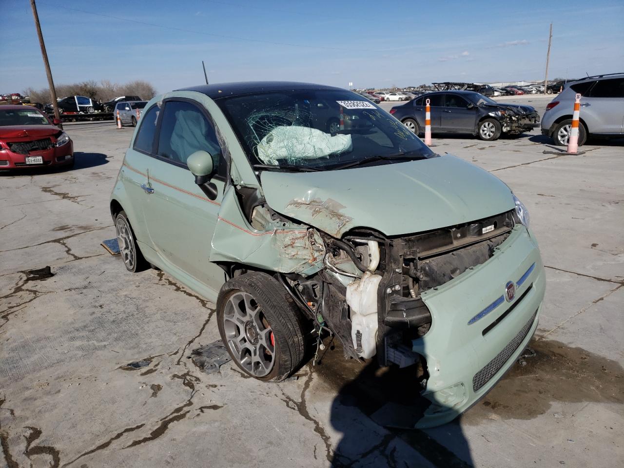 FIAT 500 SPORT 2012 with VIN 3C3CFFBR7CT103390 - Photo from auction