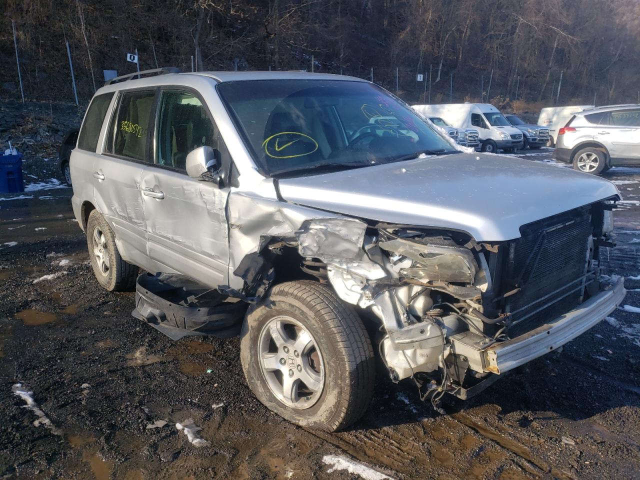 Photo 9 from auction – 2007 HONDA PILOT EXL with VIN 2HKYF18707H536419