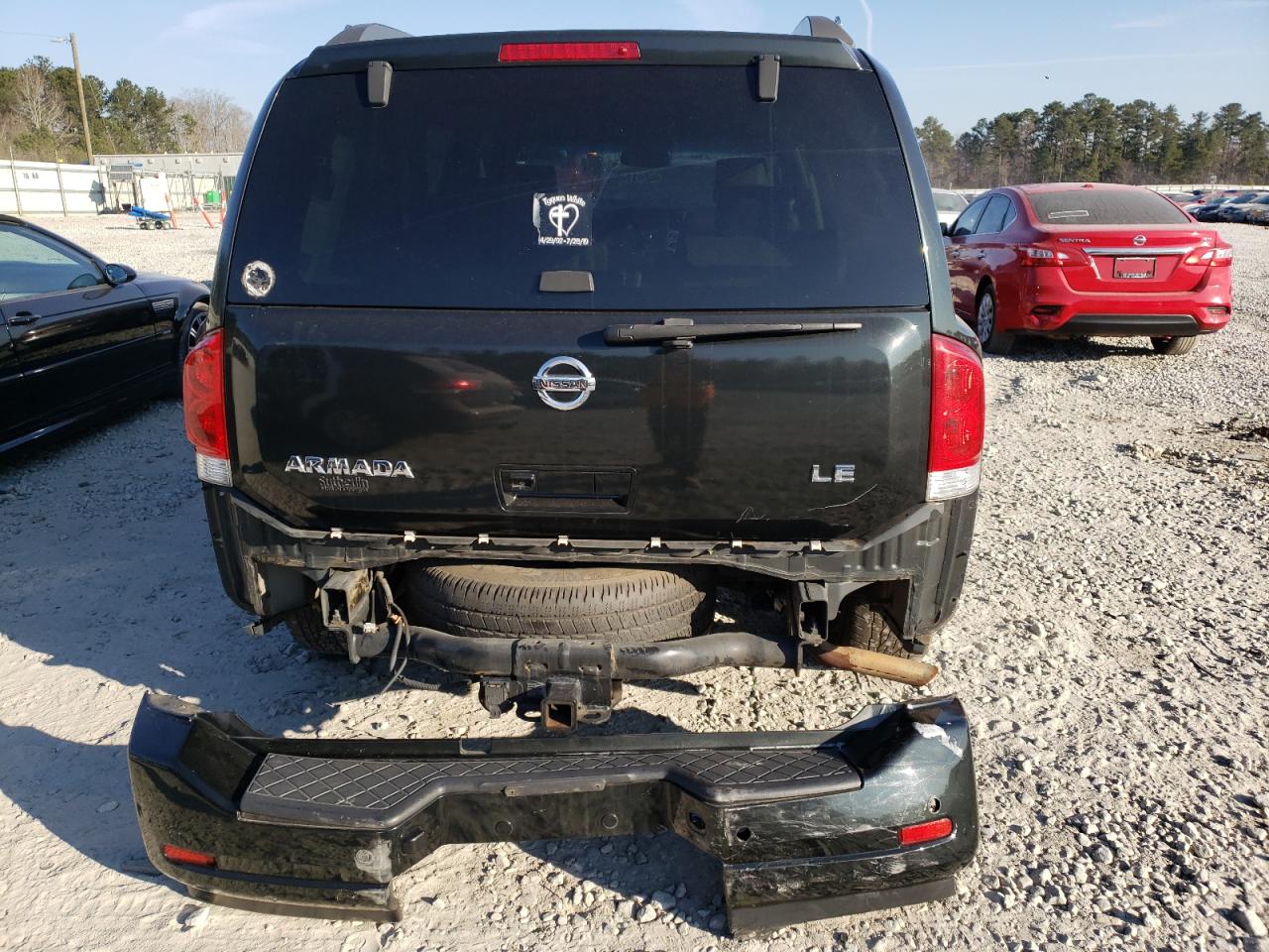 Photo 9 from auction – 2008 NISSAN ARMADA SE with VIN 5N1BA08D38N601071