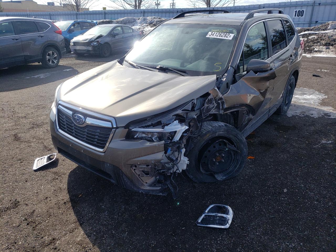 Photo 2 from auction – 2019 SUBARU FORESTER L with VIN JF2SKEUC8KH435939