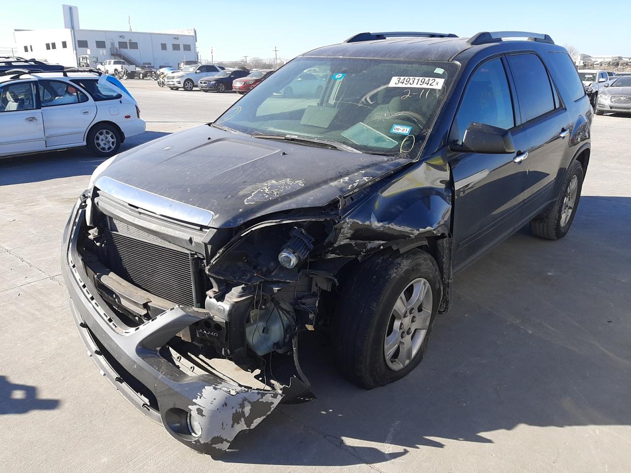 Photo 2 from auction – 2011 GMC ACADIA SLE with VIN 1GKKRNED5BJ198650