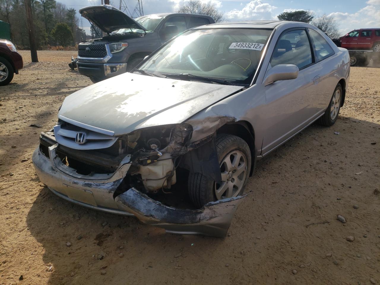 Photo 2 from auction – 2003 HONDA CIVIC EX with VIN 1HGEM22963L049998