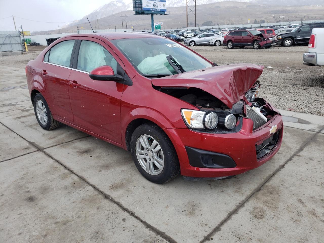 CHEVROLET SONIC LT 2015 with VIN 1G1JC5SB3F4151707 - Photo from auction