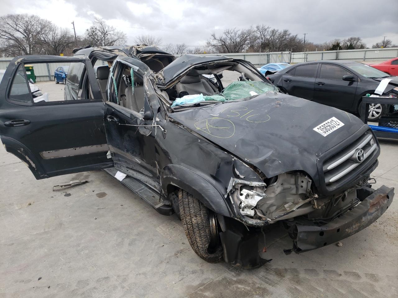 TOYOTA SEQUOIA LI 2002 with VIN 5TDZT38A42S069979 - Photo from auction