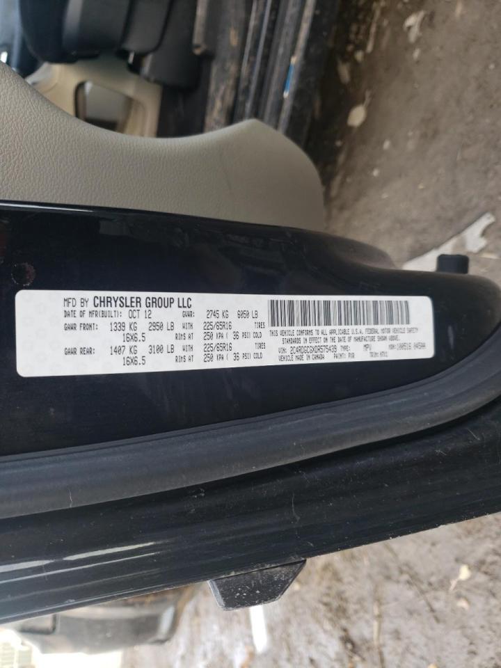 Photo 10 from auction – 2013 DODGE GRAND CARA with VIN 2C4RDGCGXDR575439