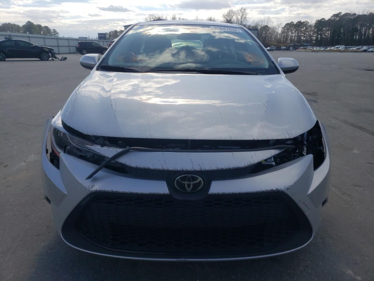 Photo 9 from auction – 2021 TOYOTA COROLLA LE with VIN JTDEPMAE4MJ127188