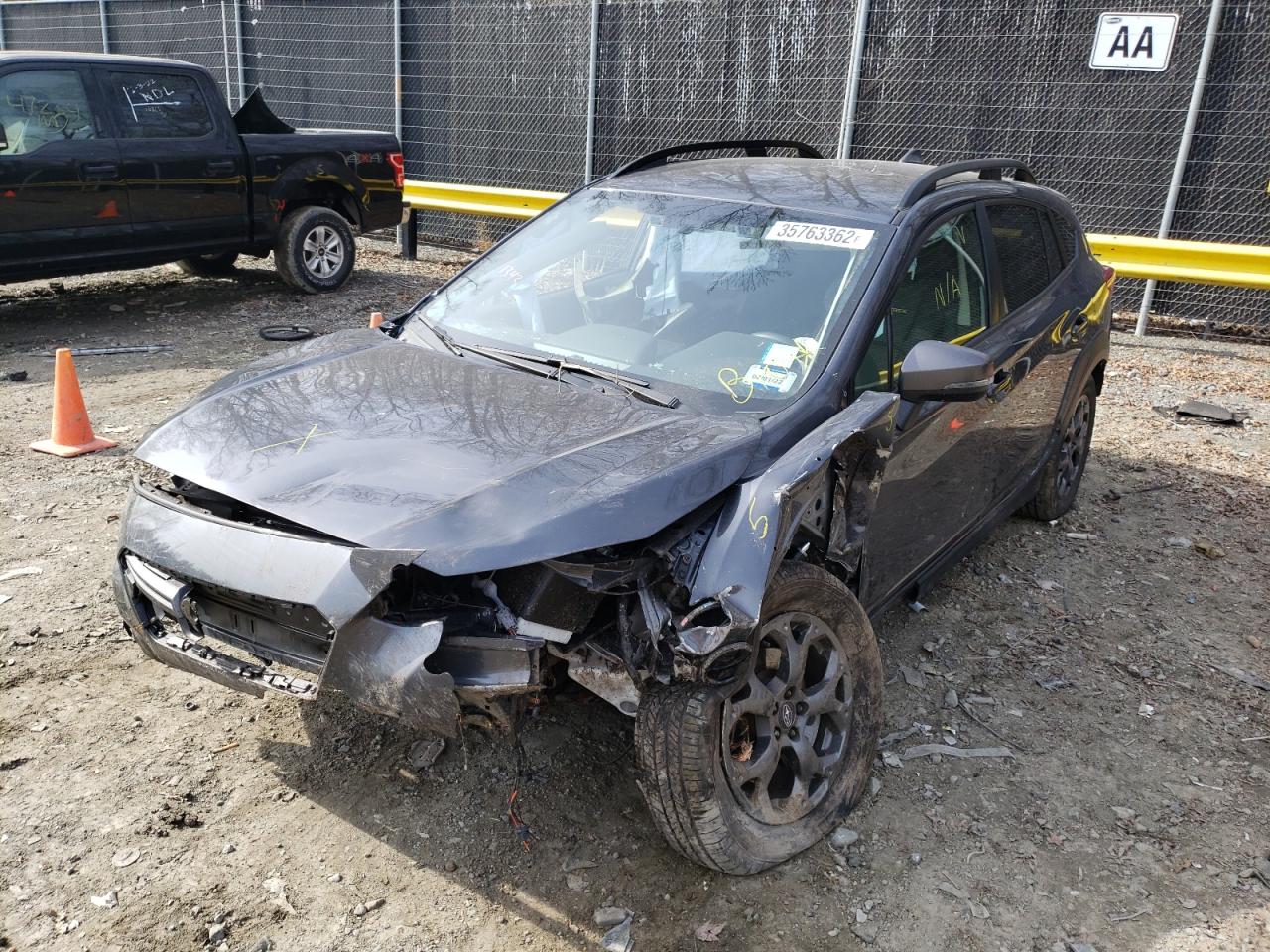 Photo 2 from auction – 2021 SUBARU CROSSTREK with VIN JF2GTHRC6MH342787