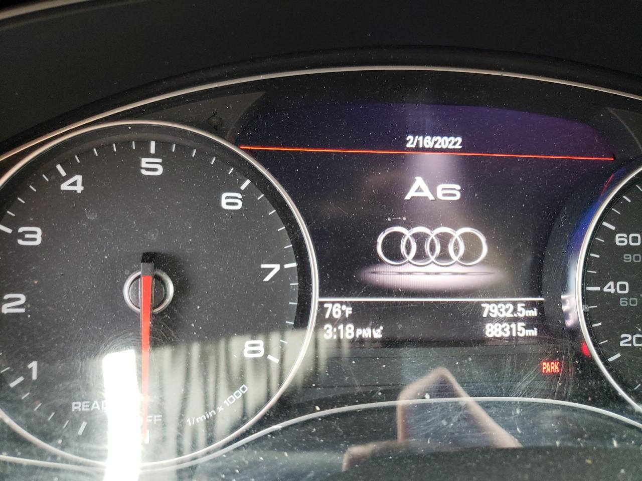 Photo 8 from auction – 2017 AUDI A6 PRESTIG with VIN WAUH2AFC6HN132793