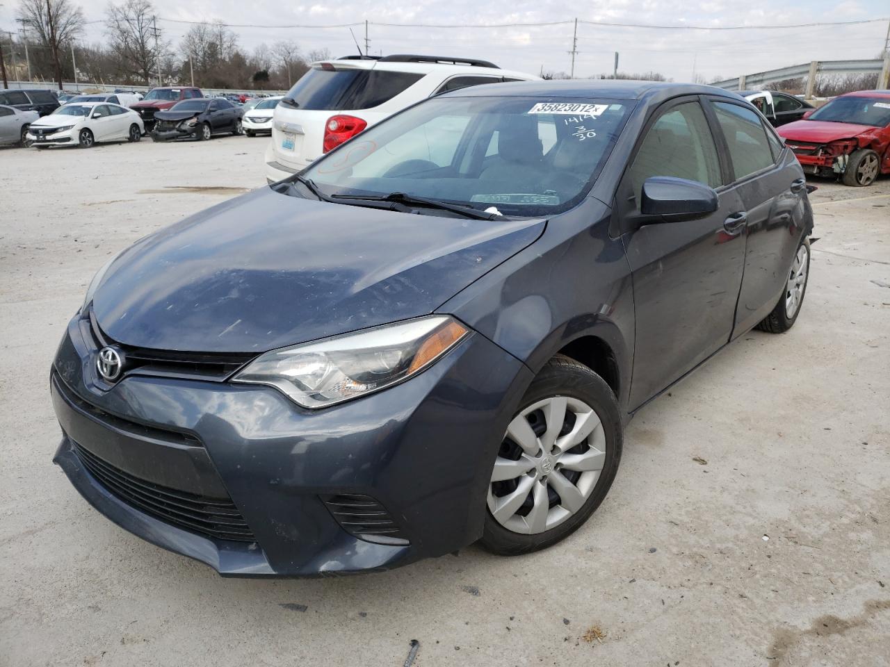 Photo 2 from auction – 2016 TOYOTA COROLLA L with VIN 5YFBURHE4GP531414