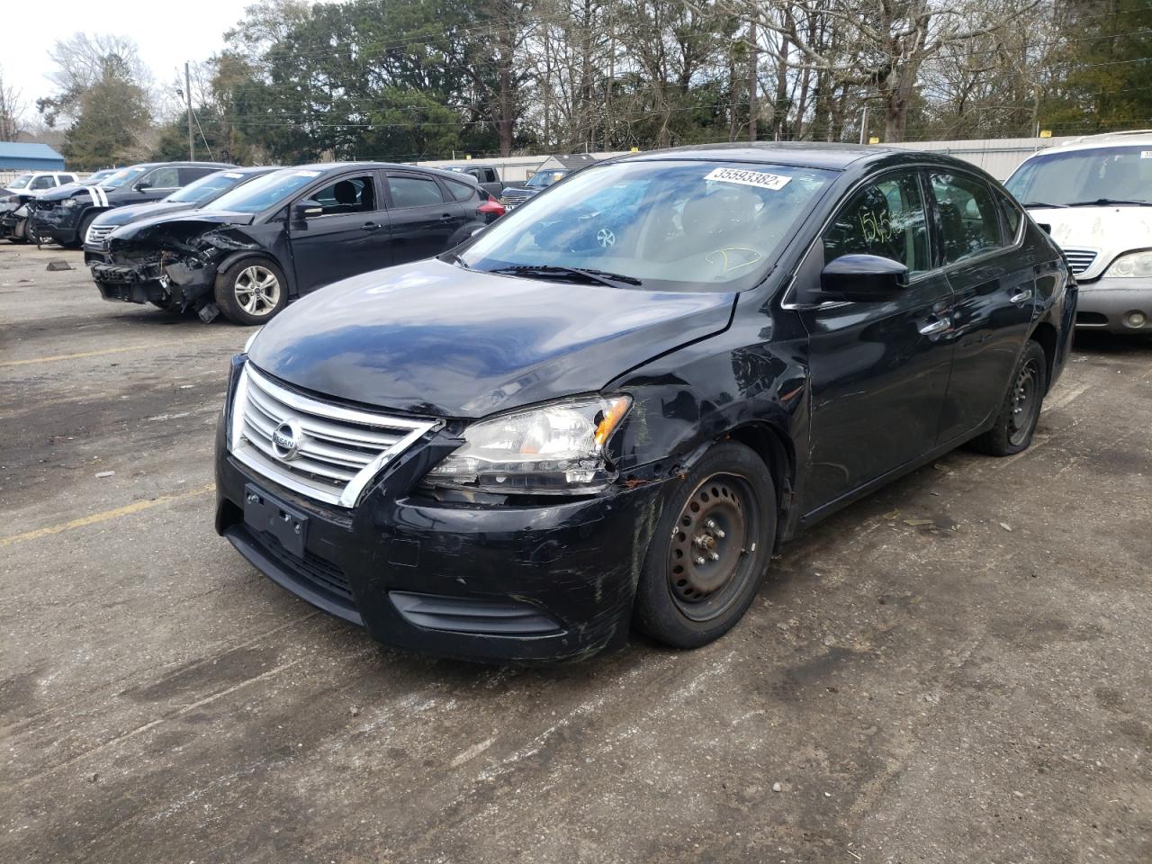 Photo 2 from auction – 2014 NISSAN SENTRA S with VIN 3N1AB7AP7EY227754