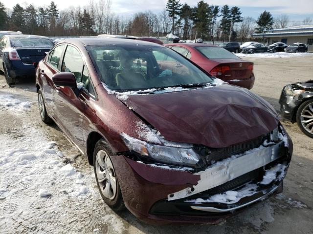 HONDA CIVIC LX 2015 with VIN 19XFB2F50FE253130 - Photo from auction