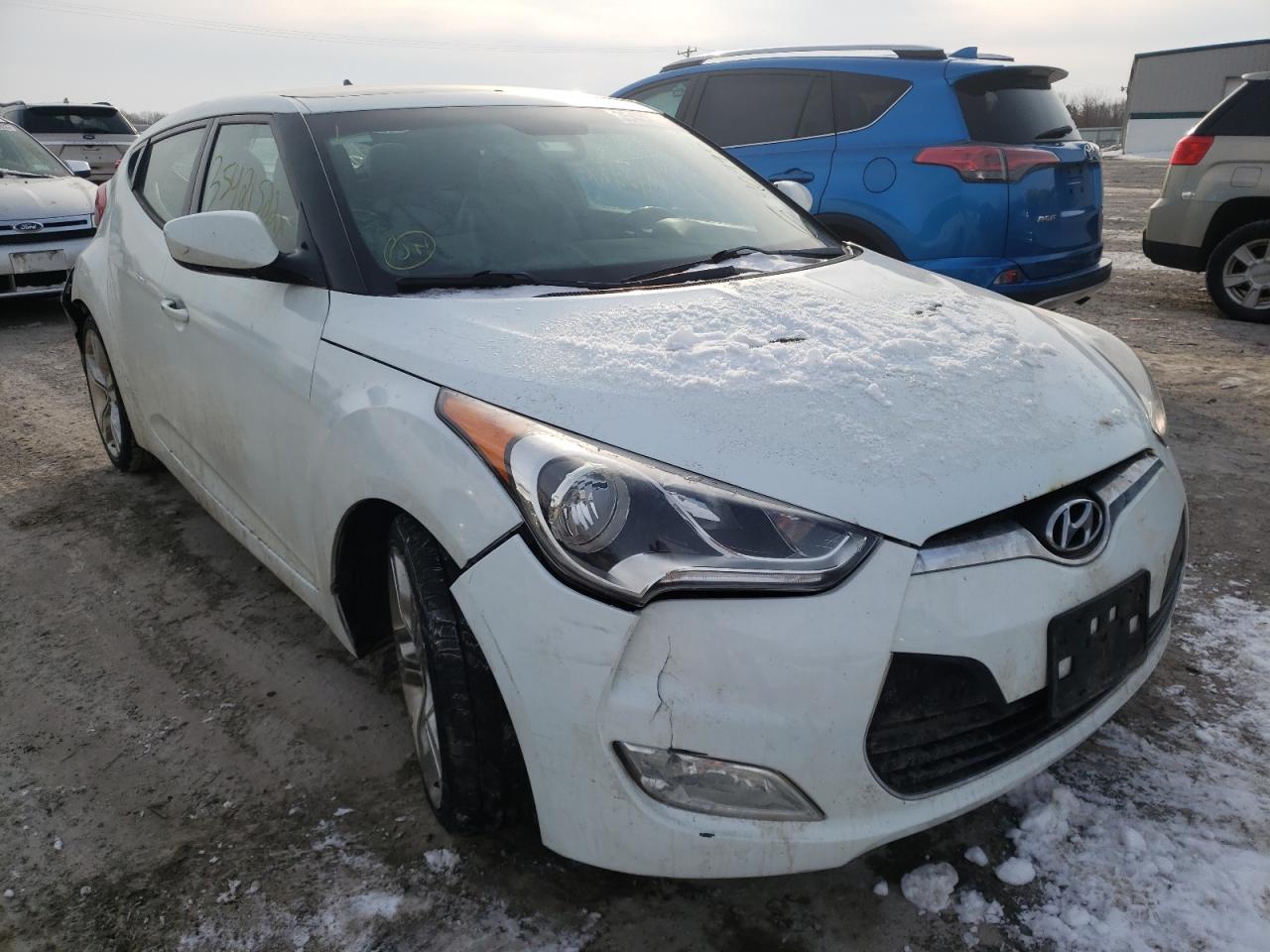 HYUNDAI VELOSTER 2013 with VIN KMHTC6AD7DU097572 - Photo from auction