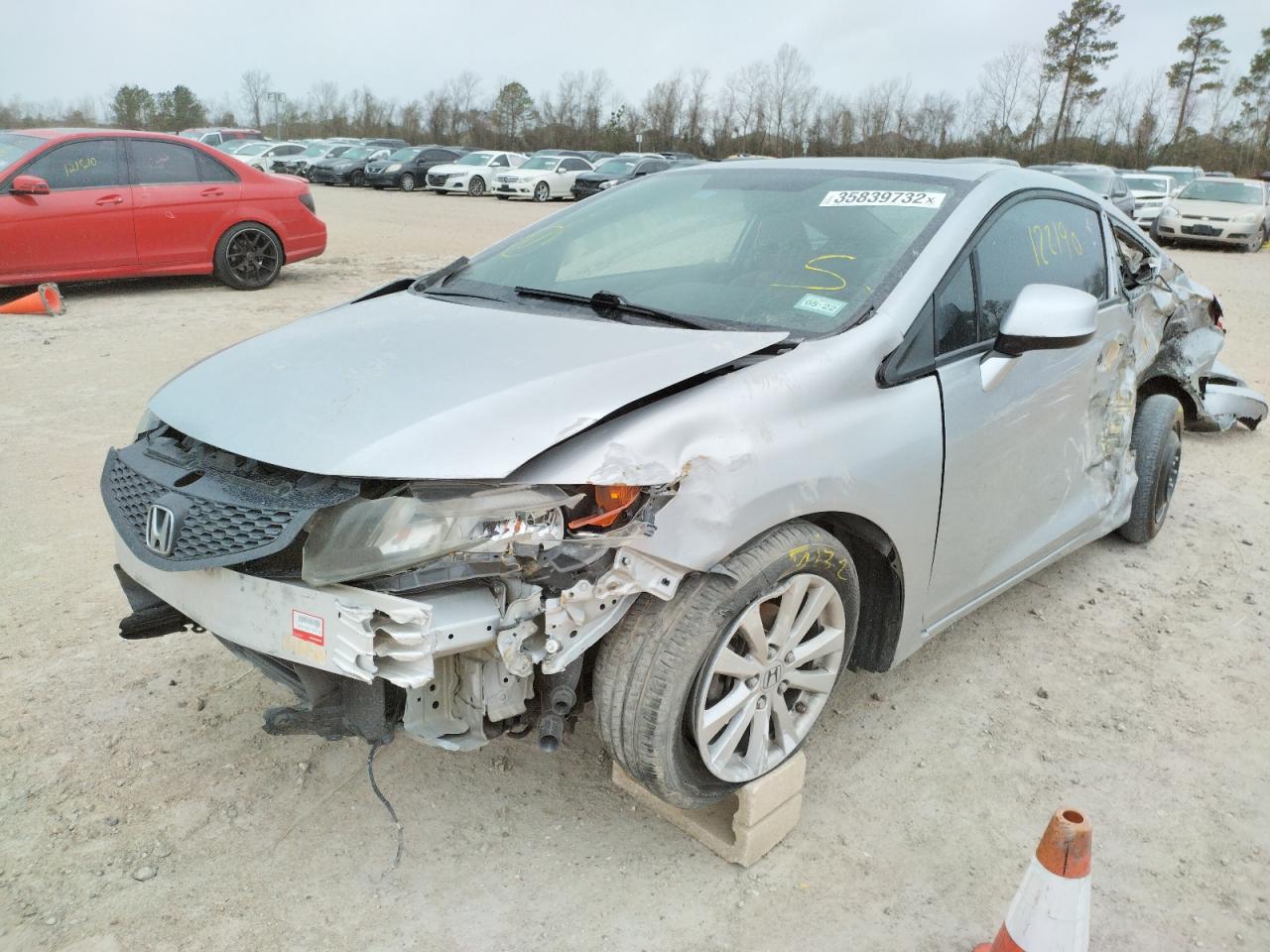 Photo 2 from auction – 2012 HONDA CIVIC EX with VIN 2HGFG3B80CH514622