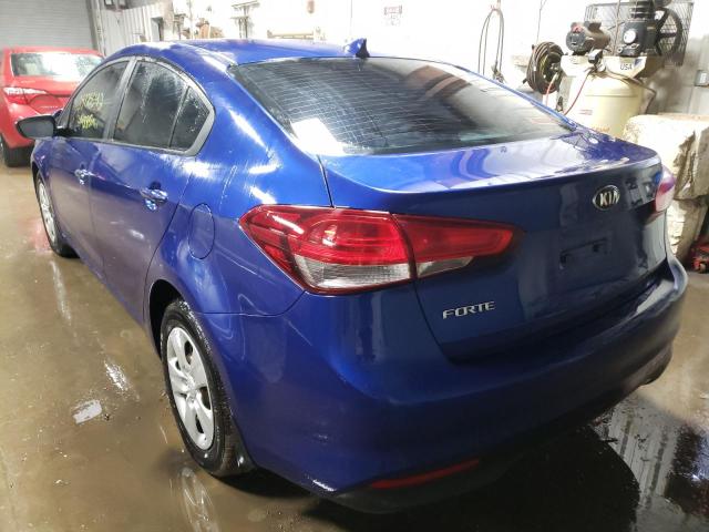 Photo 3 from auction – 2017 KIA FORTE LX with VIN 3KPFK4A74HE016292