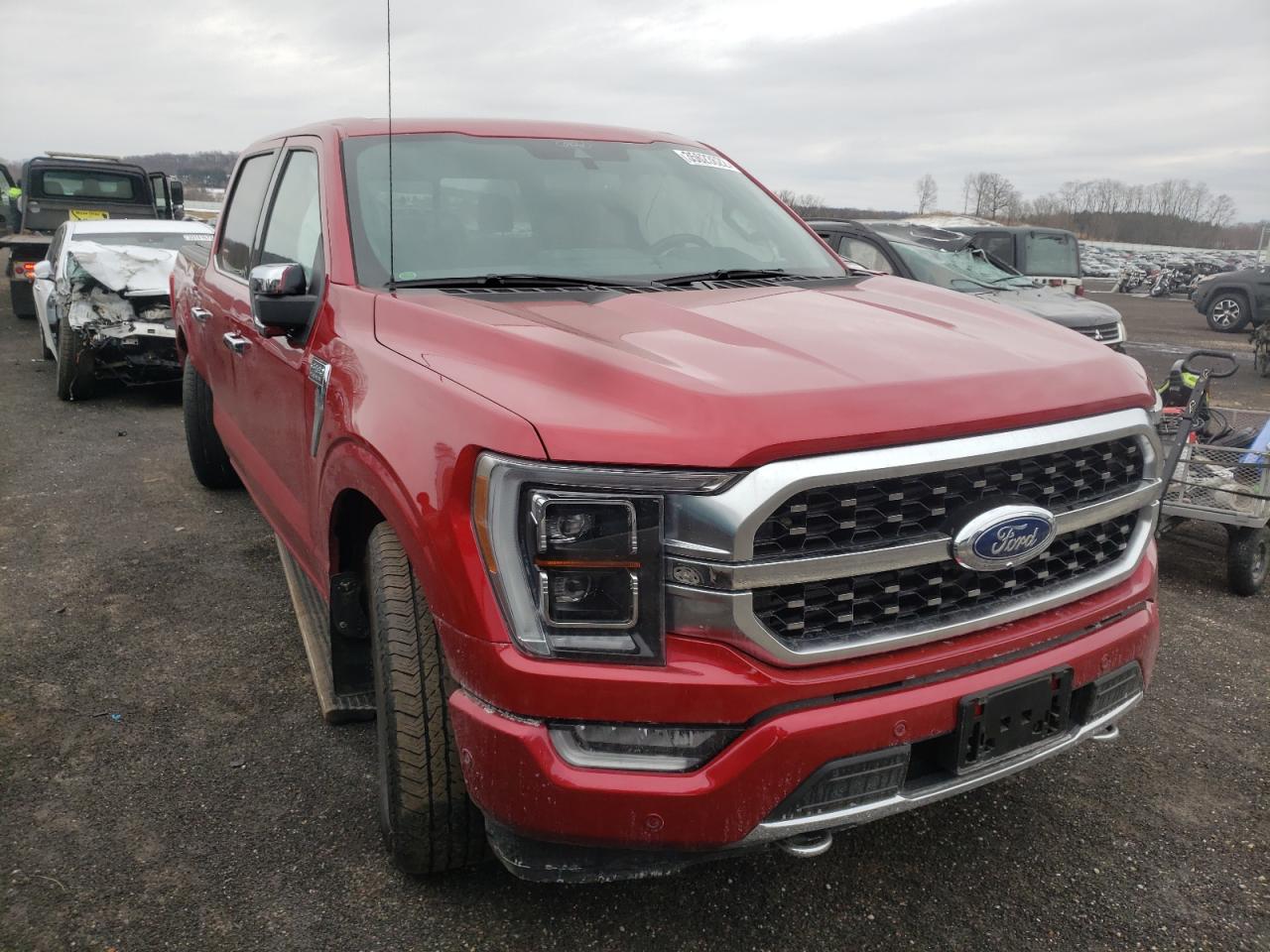 FORD F150 SUPER 2021 with VIN 1FTFW1E81MFA60501 - Photo from auction