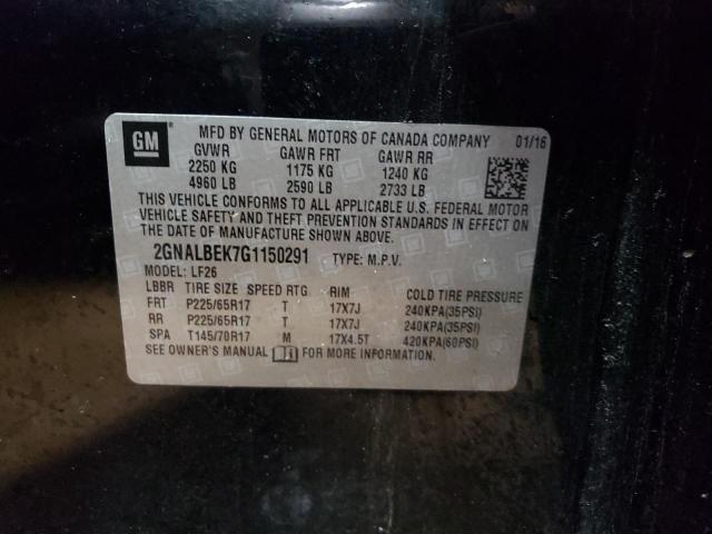 Photo 10 from auction – 2016 CHEVROLET EQUINOX LS with VIN 2GNALBEK7G1150291