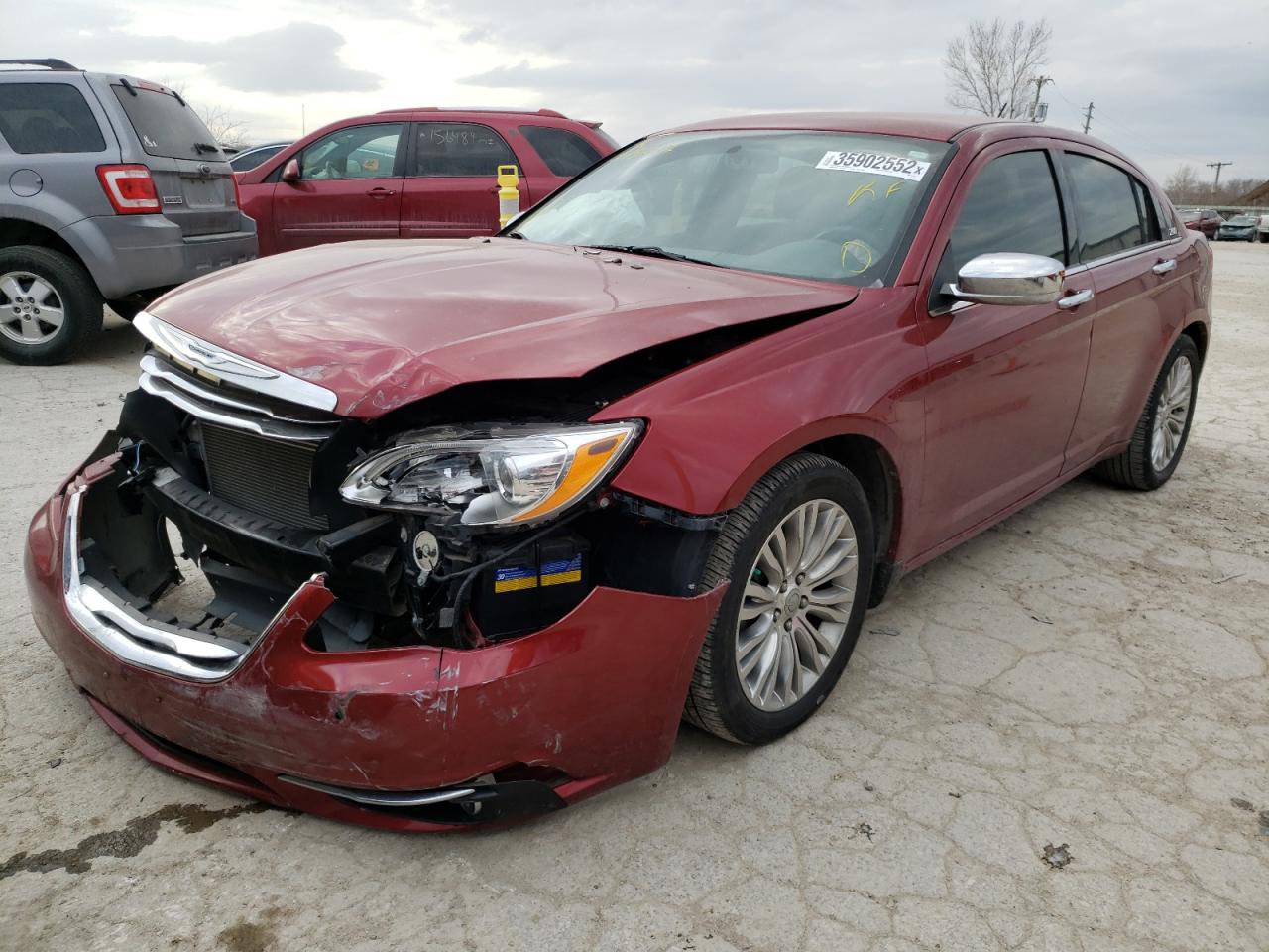 Photo 2 from auction – 2012 CHRYSLER 200 LIMITE with VIN 1C3CCBCG0CN245157