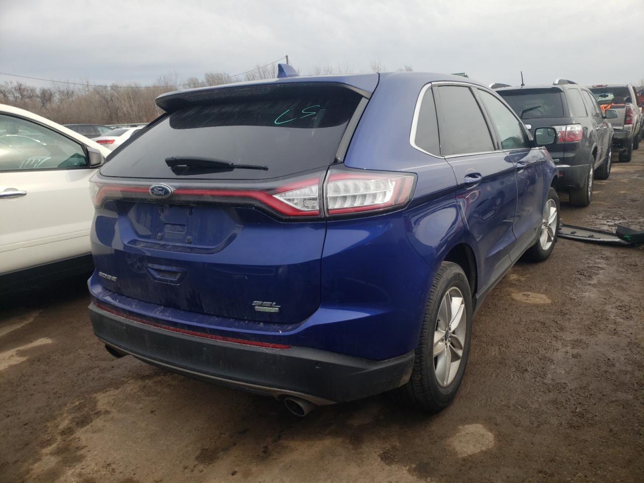Photo 4 from auction – 2015 FORD EDGE SEL with VIN 2FMTK3J94FBB04631